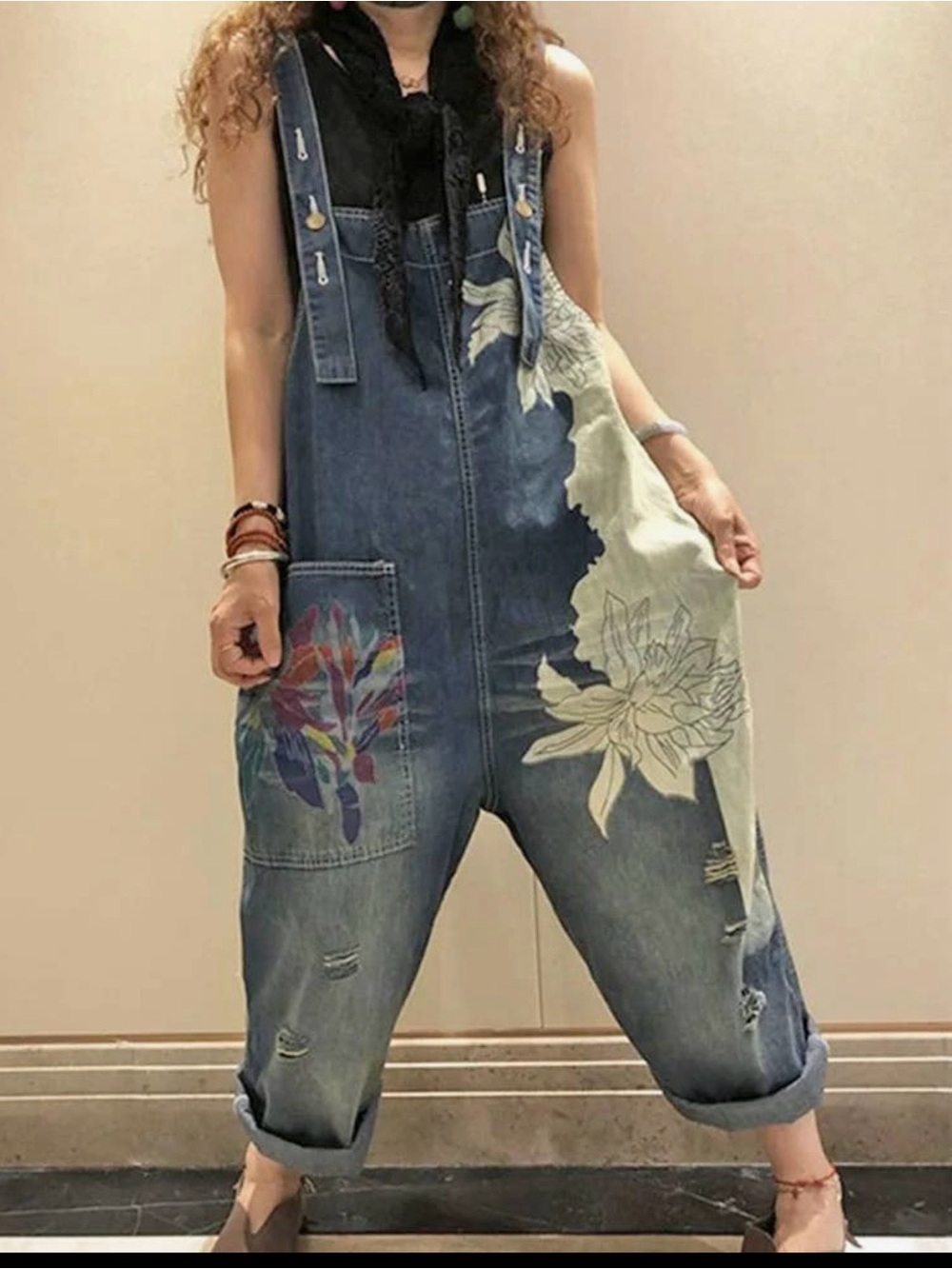 Denim Luxury Bleached
Overall Jumpsuit